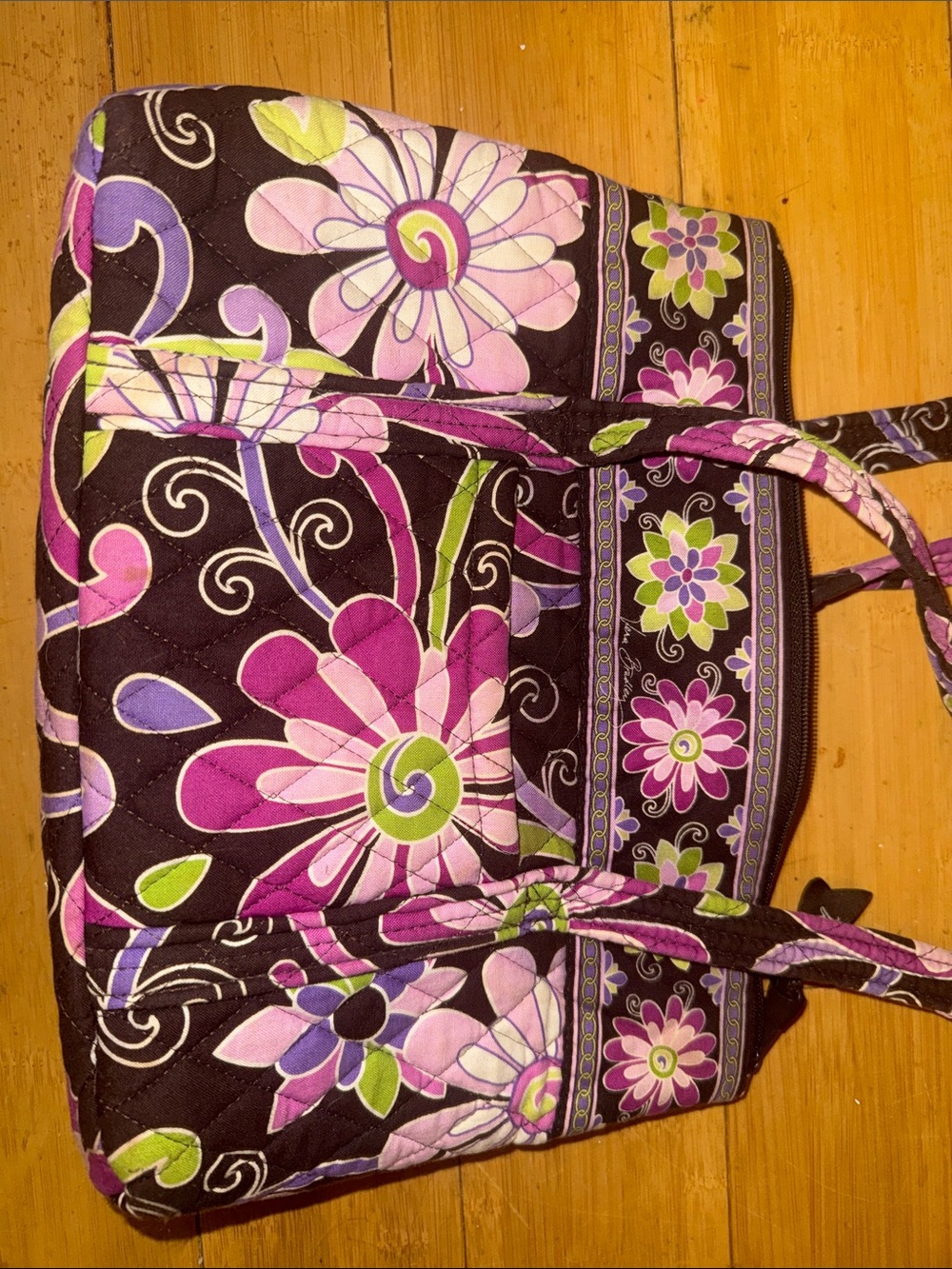 Vera Bradley Tote Bag | Purple Punch - Picture 8 of 8